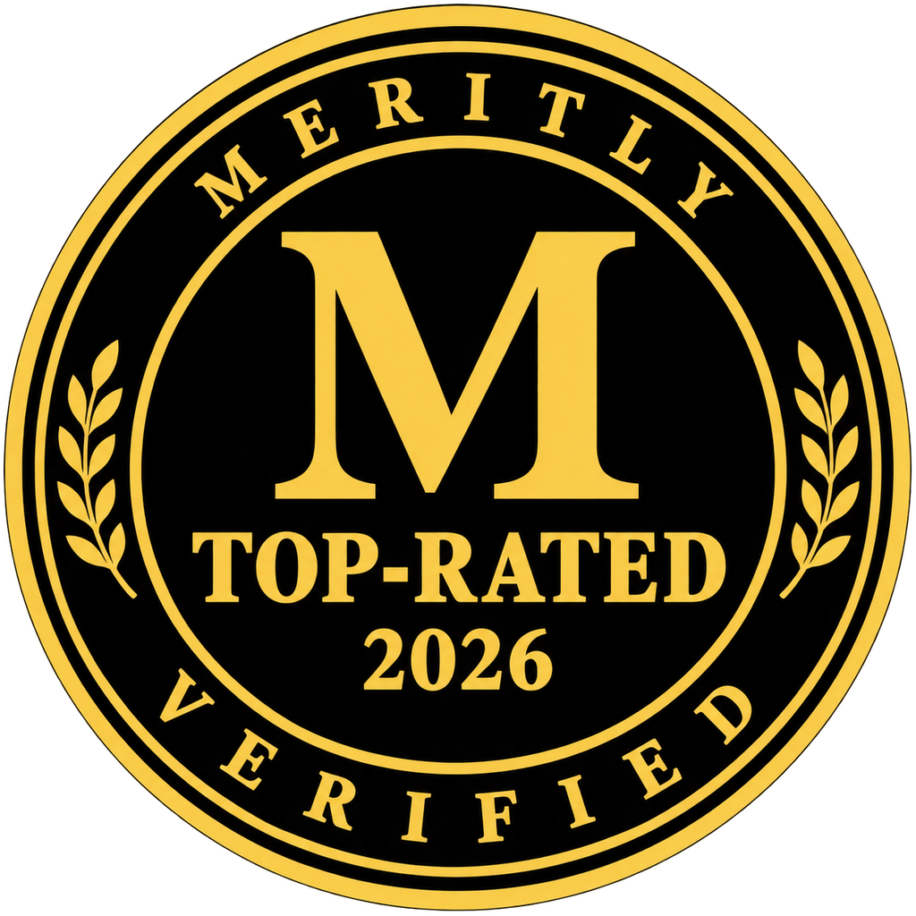 Meritly Top-Rated 2026 Verified badge